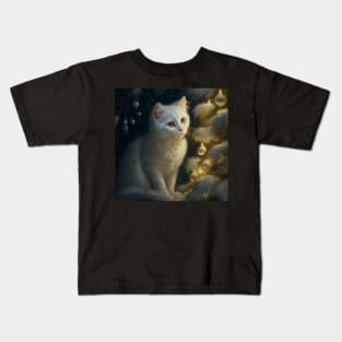 Cat Garland Kids T-Shirt